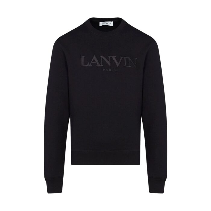Lanvin Paris Tonal Embroidered Sweatshirt
