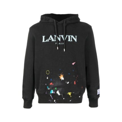 Lanvin X Gallery Dept Logo Embroidered Hoodie