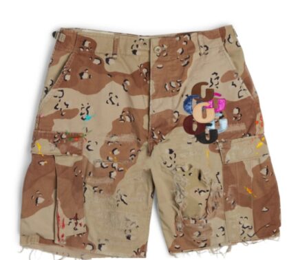 Lanvin G PATCH CHOCOLATE CHIP CAMO CARGO Gallery Dept Shorts